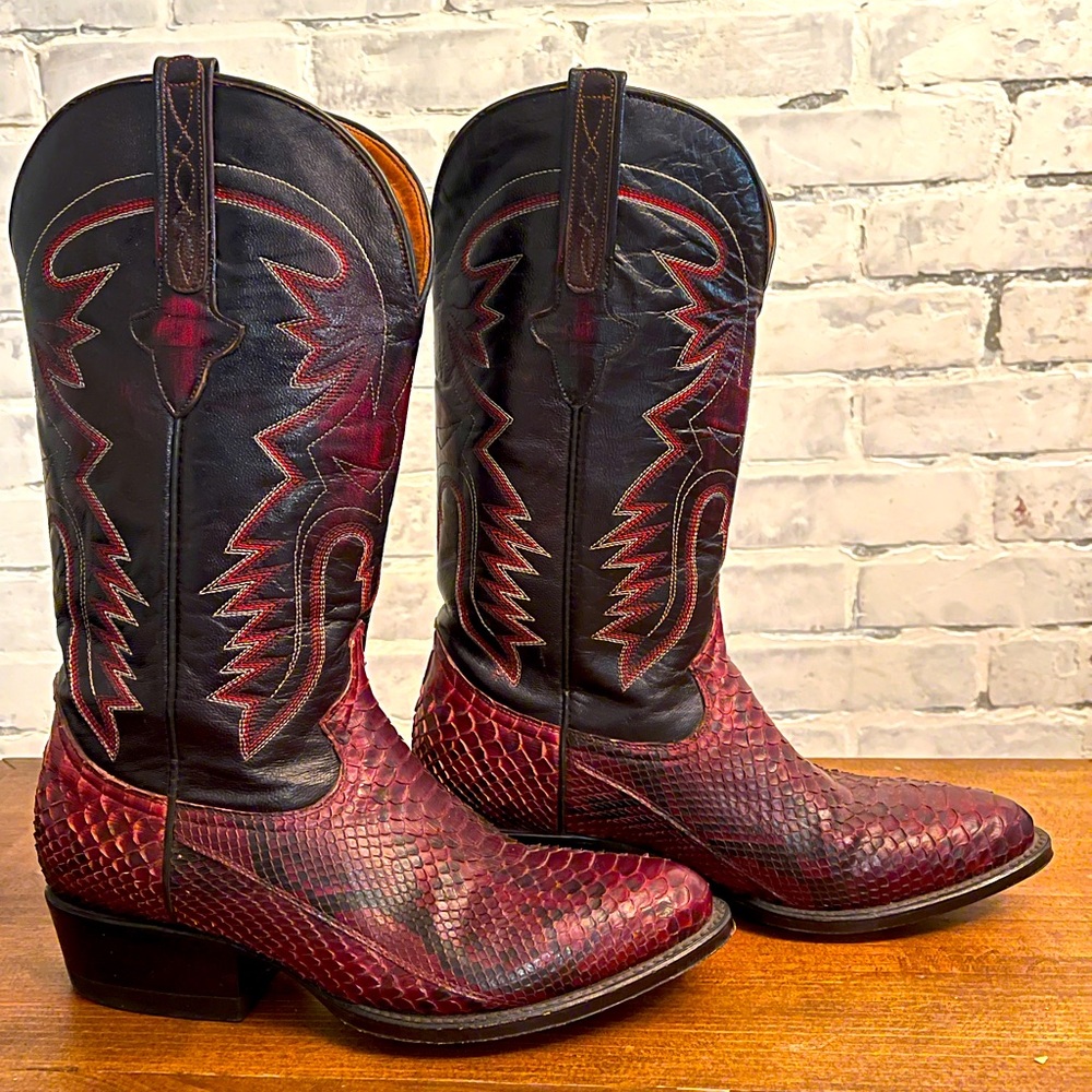 Authentic SNAKE SKIN Boots- Cuadra Mexican Artesian